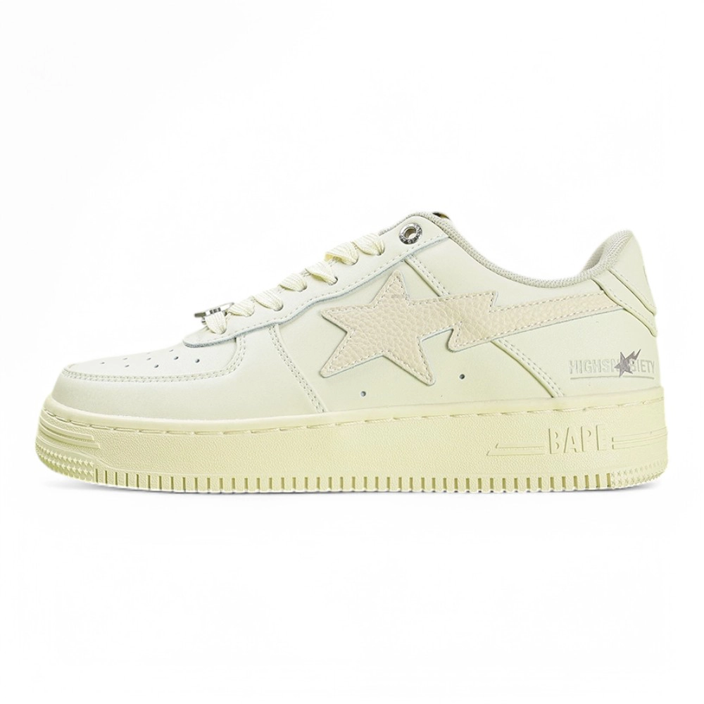 A Bathing Ape Bapesta Khaki Low Sneakers