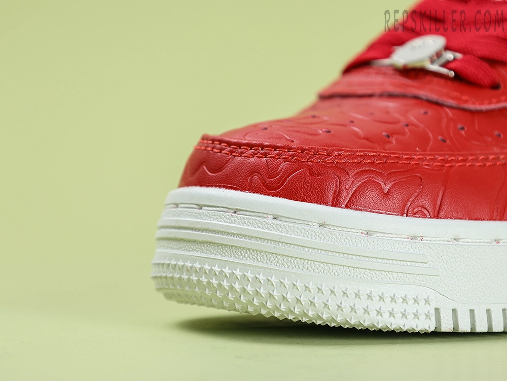 Bathing Ape Bapesta M1 Red Low Sneakers