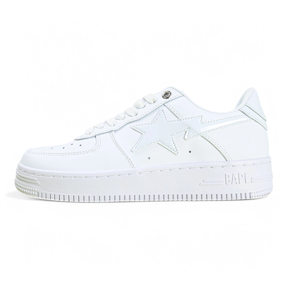 A Bathing Ape Bapesta Unisex White Low Sneakers