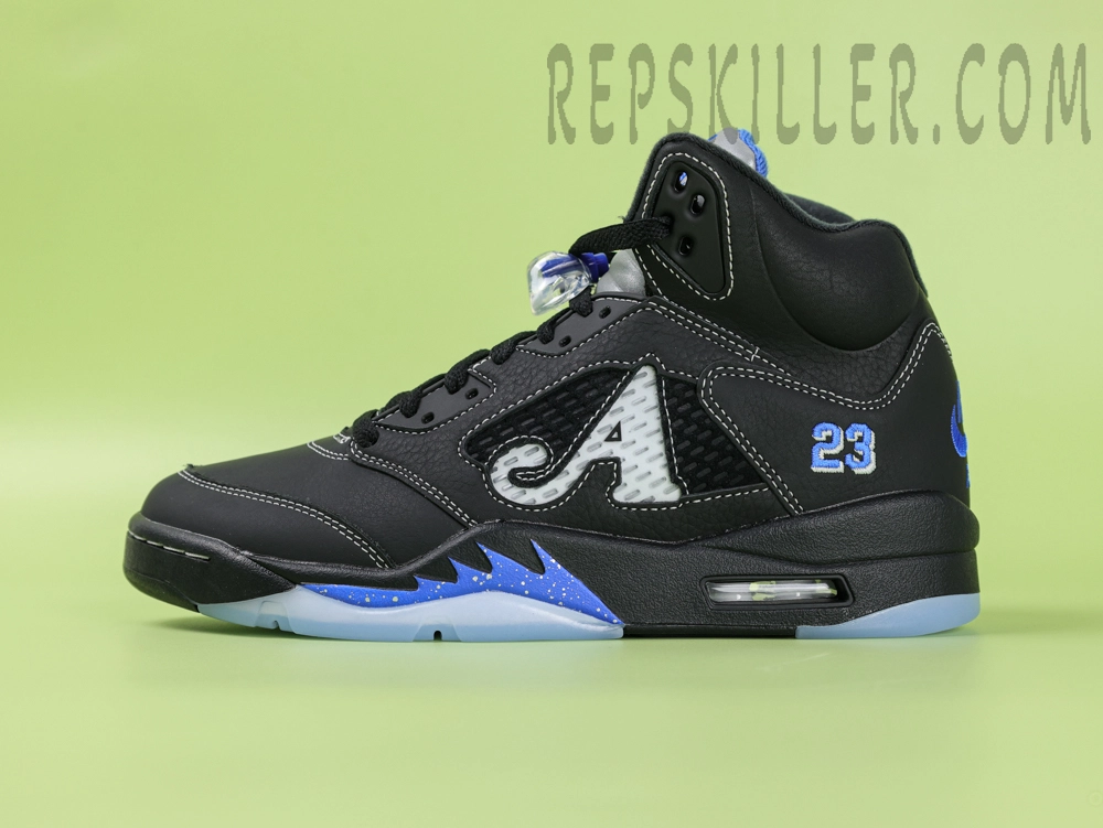 Awake Ny X Air Jordan 5 Retro Black Racer Blue