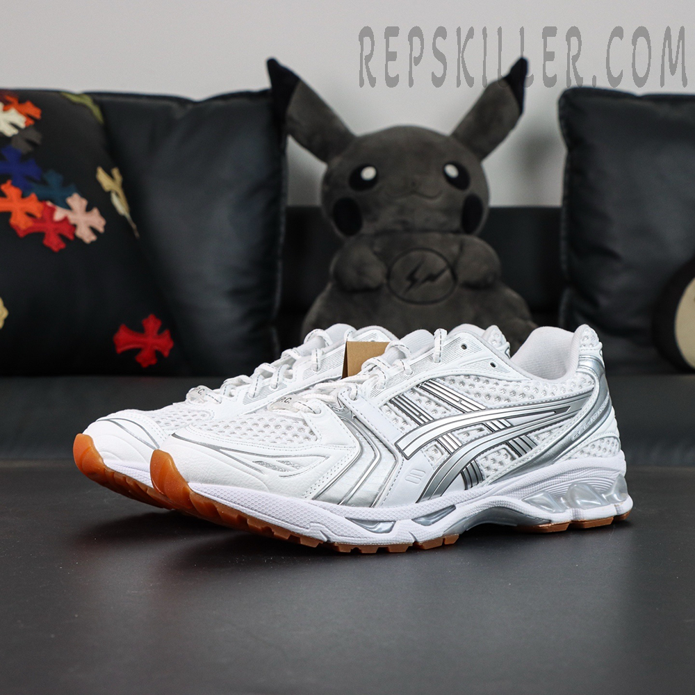 A P C X Asics Gel Kayano 14 White Pure Silver