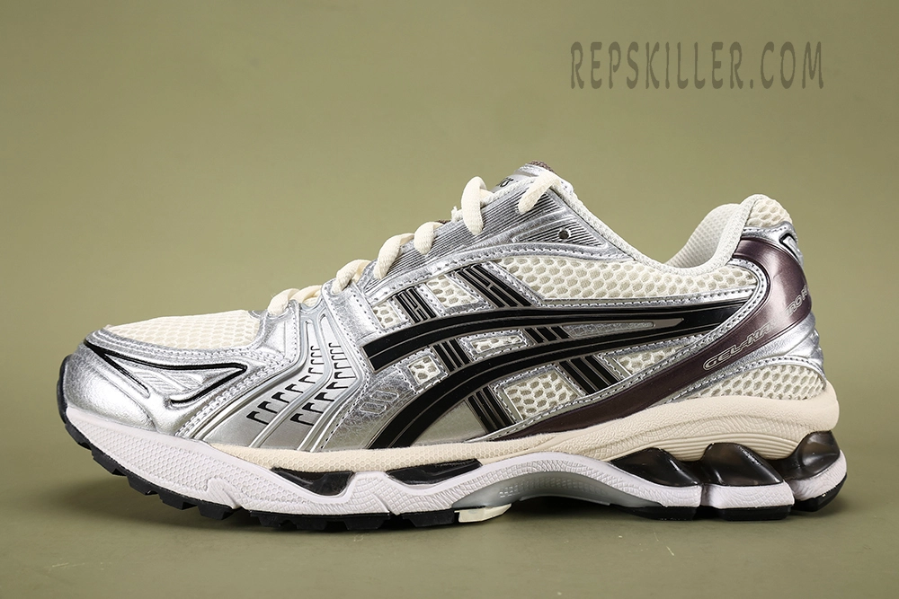 Asics Gel Kayano 14 Cream Black Metallic Plum