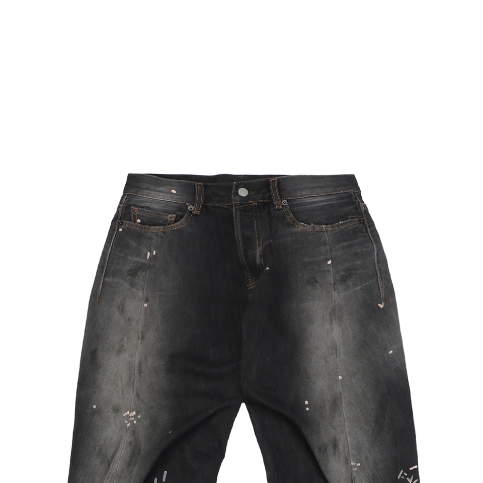 Acne Studios 2006M Paint Splatter Denim Jeans