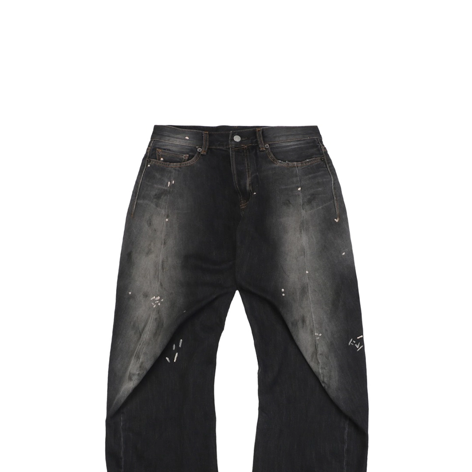 Acne Studios 2006M Paint Splatter Denim Jeans