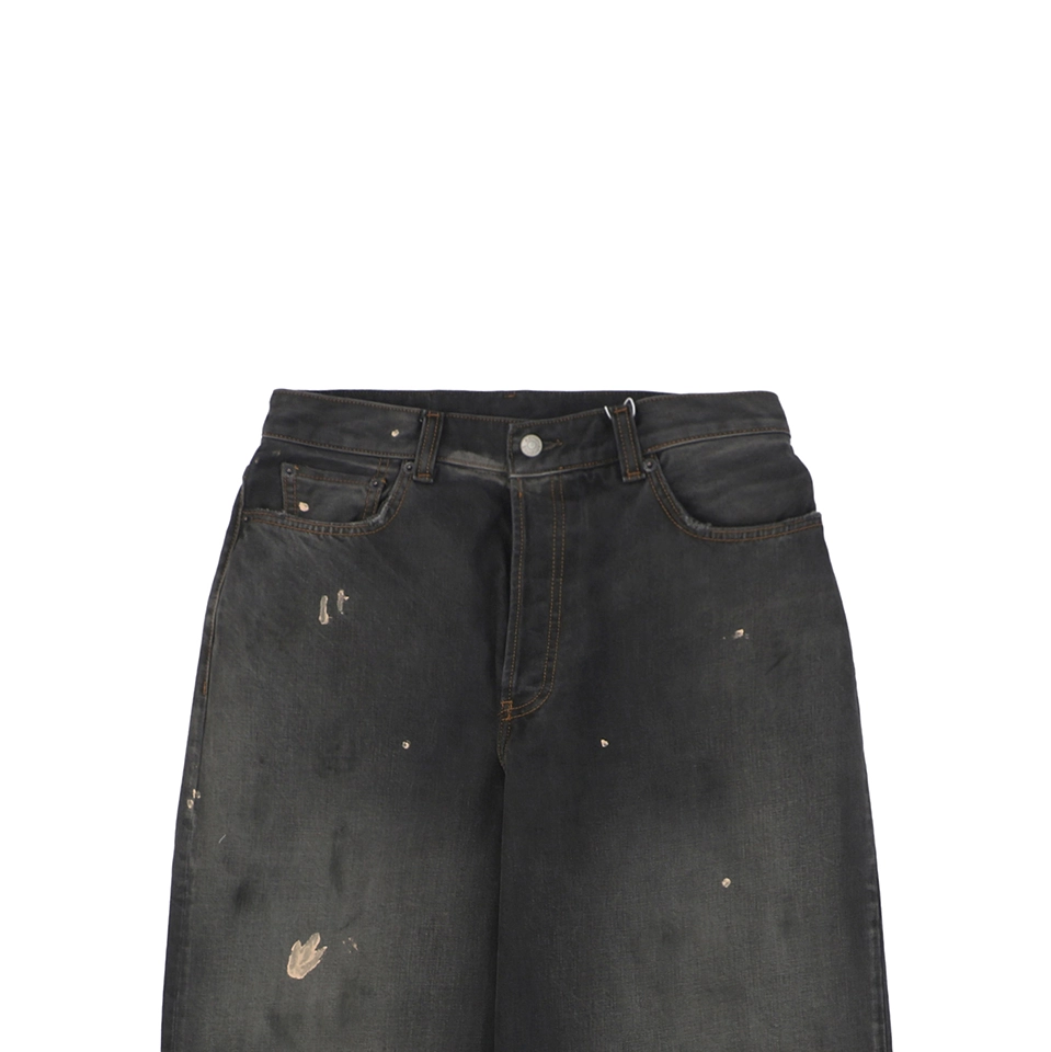 Acne Studios Paint Splatter Denim Pants