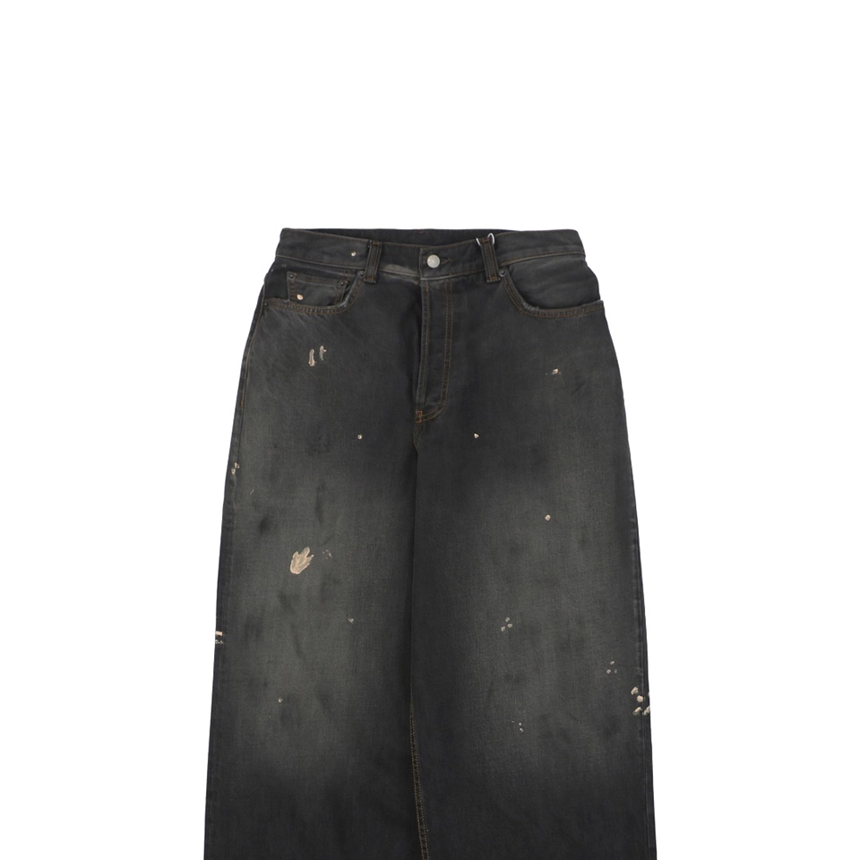 Acne Studios Paint Splatter Denim Pants