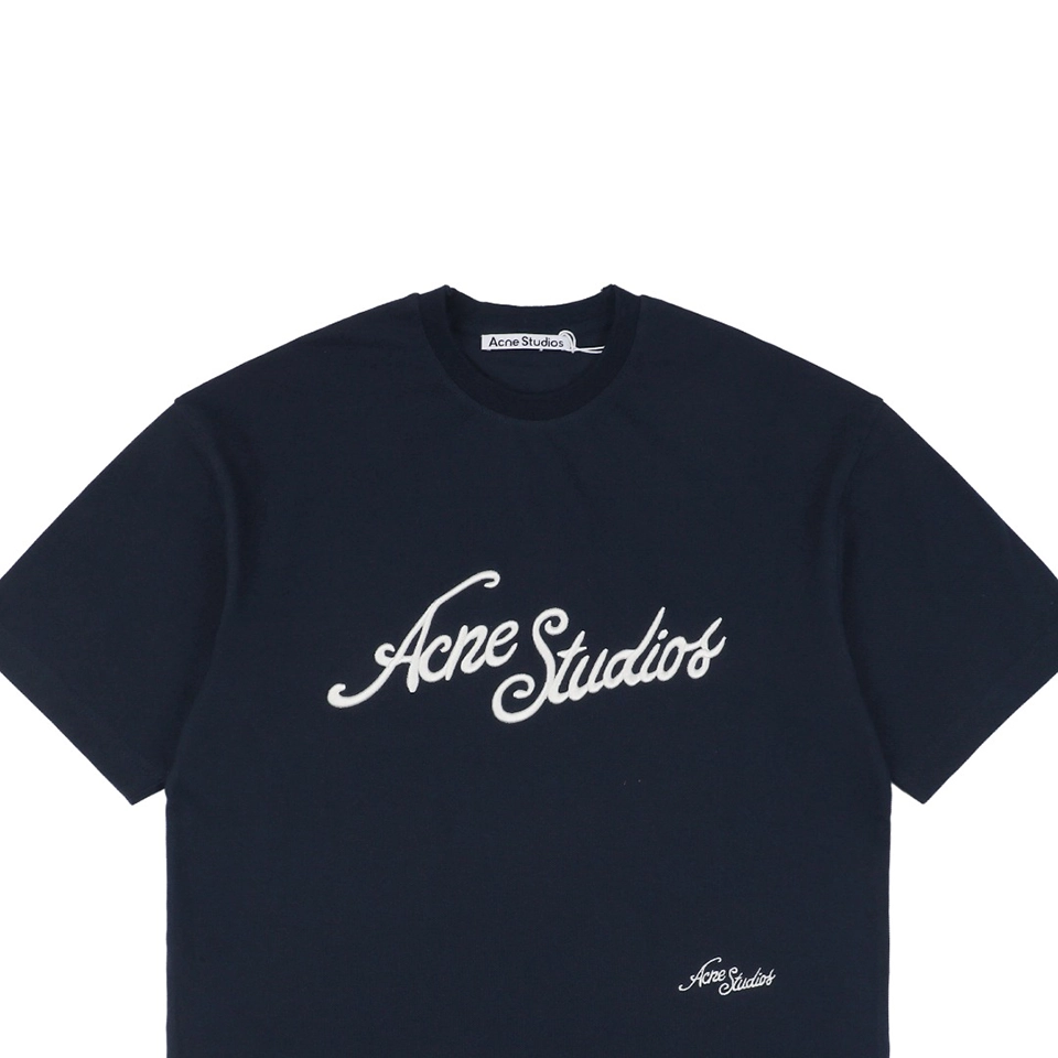 Acne Studios 3D Letter High Raised Embroidery T Shirt