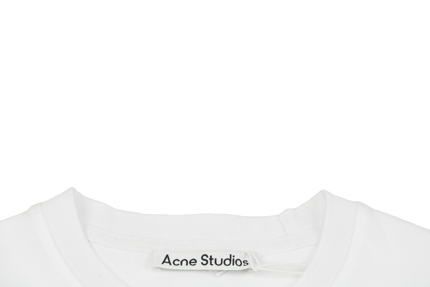 Acne Studios 3D Logo Embroidered T Shirt