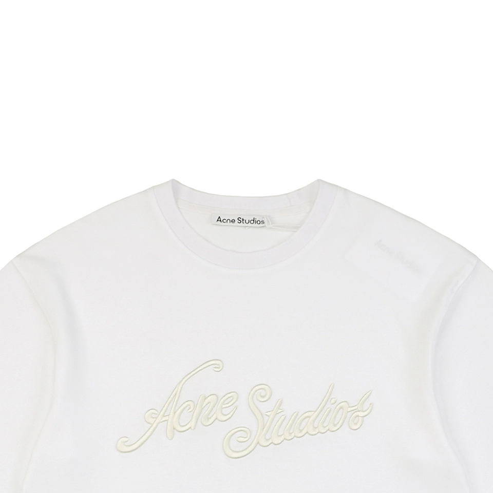 Acne Studios 3D Logo Embroidered T Shirt