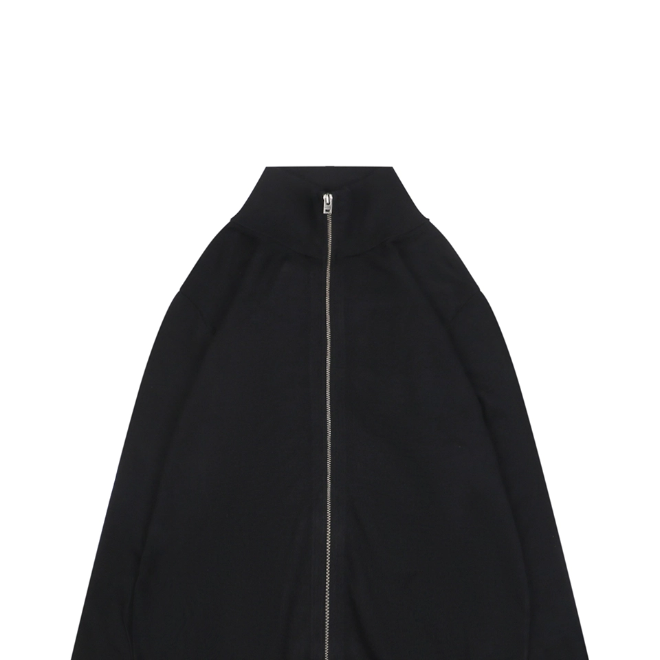 Acne Studios Back Bow Wool Zip Up Jacket