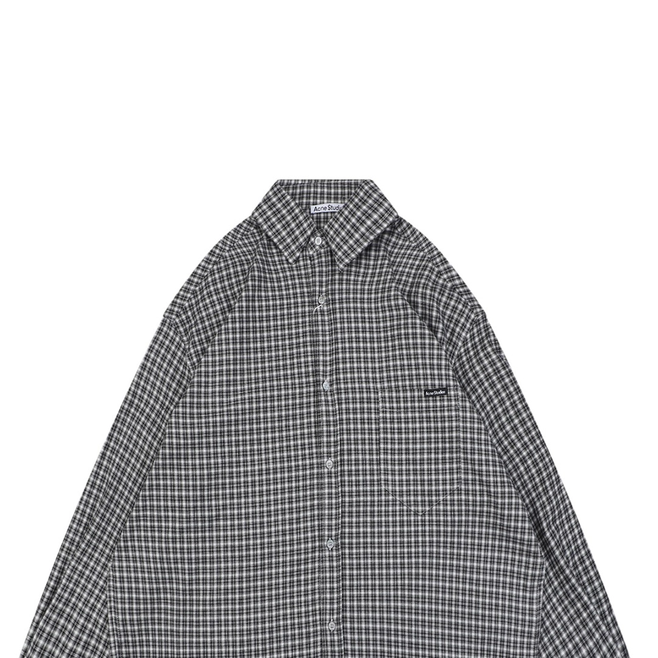 Acne-Studios-Black-Grey-Plaid-Precision-Matching-Flannel-Shirt7.jpeg.webp Acne Studios Black Grey Plaid Precision Matching Flannel Shirt