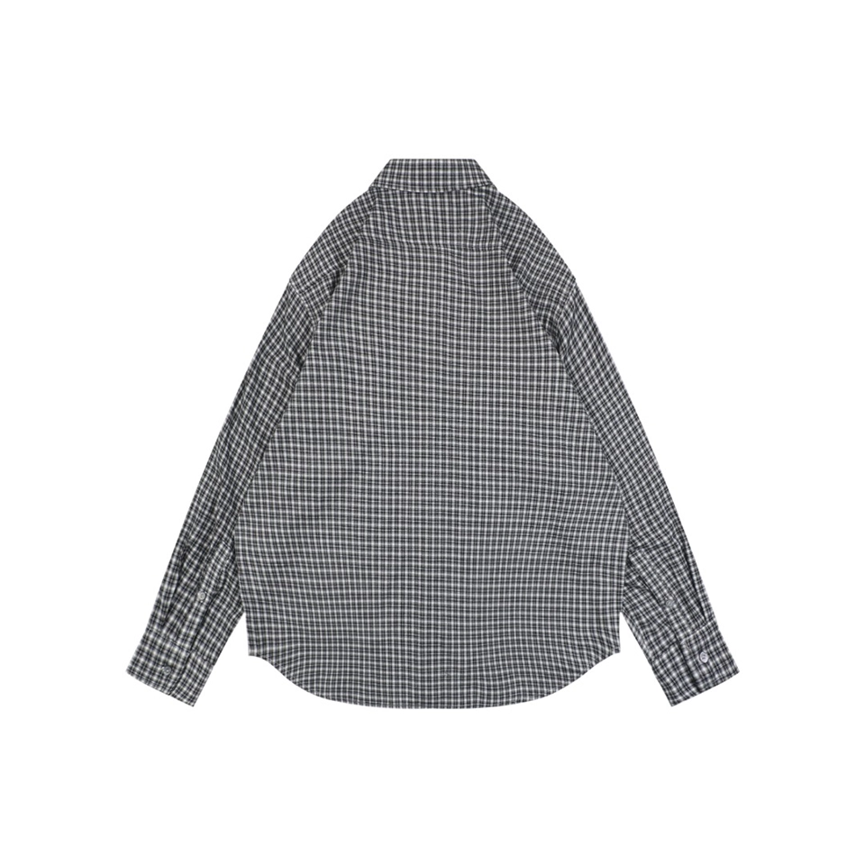Acne-Studios-Black-Grey-Plaid-Precision-Matching-Flannel-Shirt9.jpeg.webp Acne Studios Black Grey Plaid Precision Matching Flannel Shirt