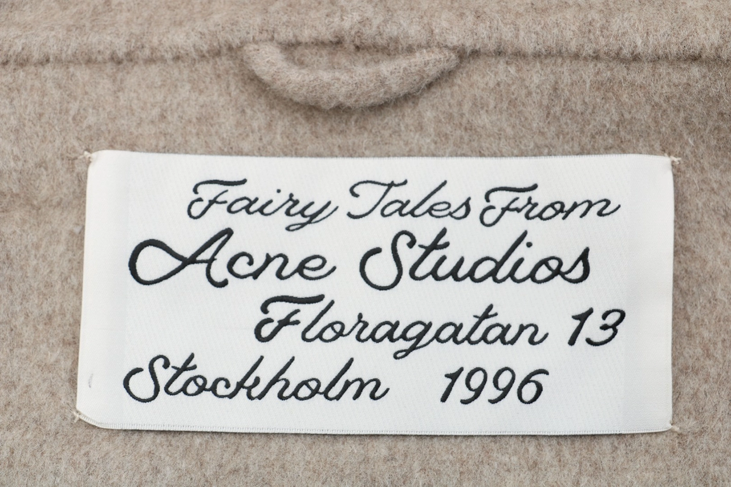 Acne Studios Cashmere Hooded Jacket