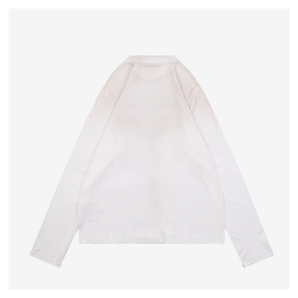 Acne Studios Distressed Stockholm 1996 Print Shirt White