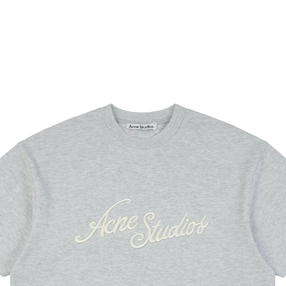Acne Studios Raised Embroidered Logo T Shirt