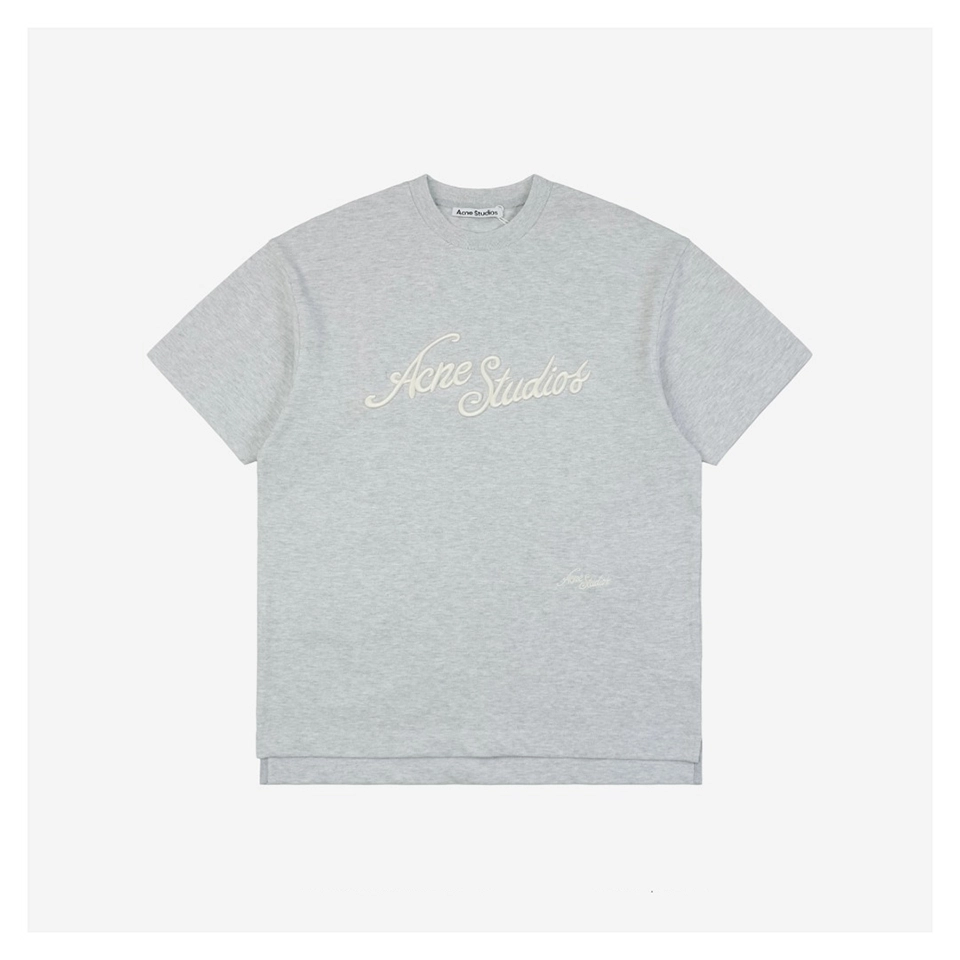 Acne Studios Raised Embroidered Logo T Shirt