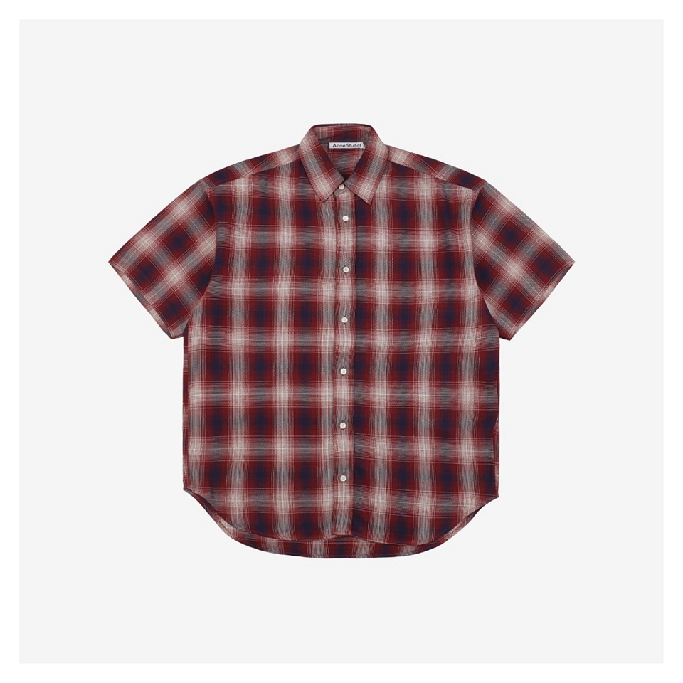 Acne-Studios-Red-and-White-Check-T-Shirt6.jpeg.webp Acne Studios Red And White Check T Shirt