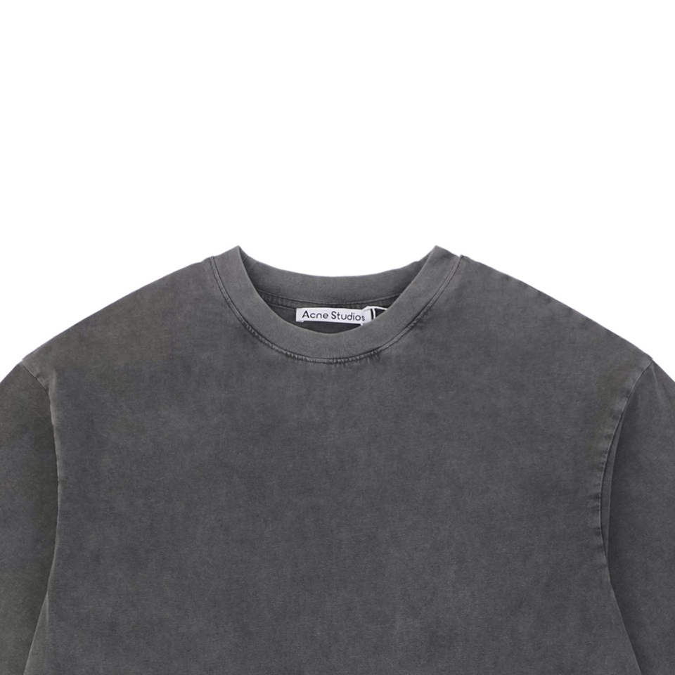 Acne Studios Washed Transparent Back Logo T Shirt