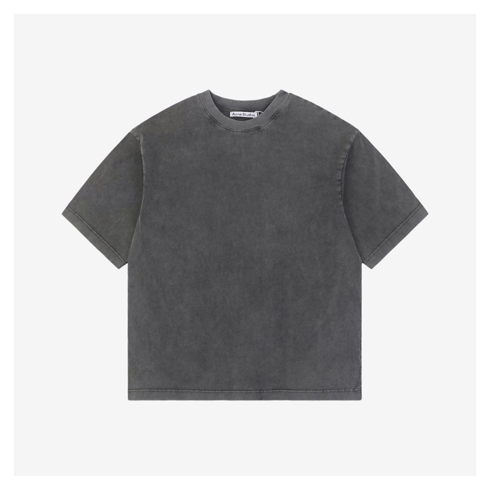 Acne Studios Washed Transparent Back Logo T Shirt