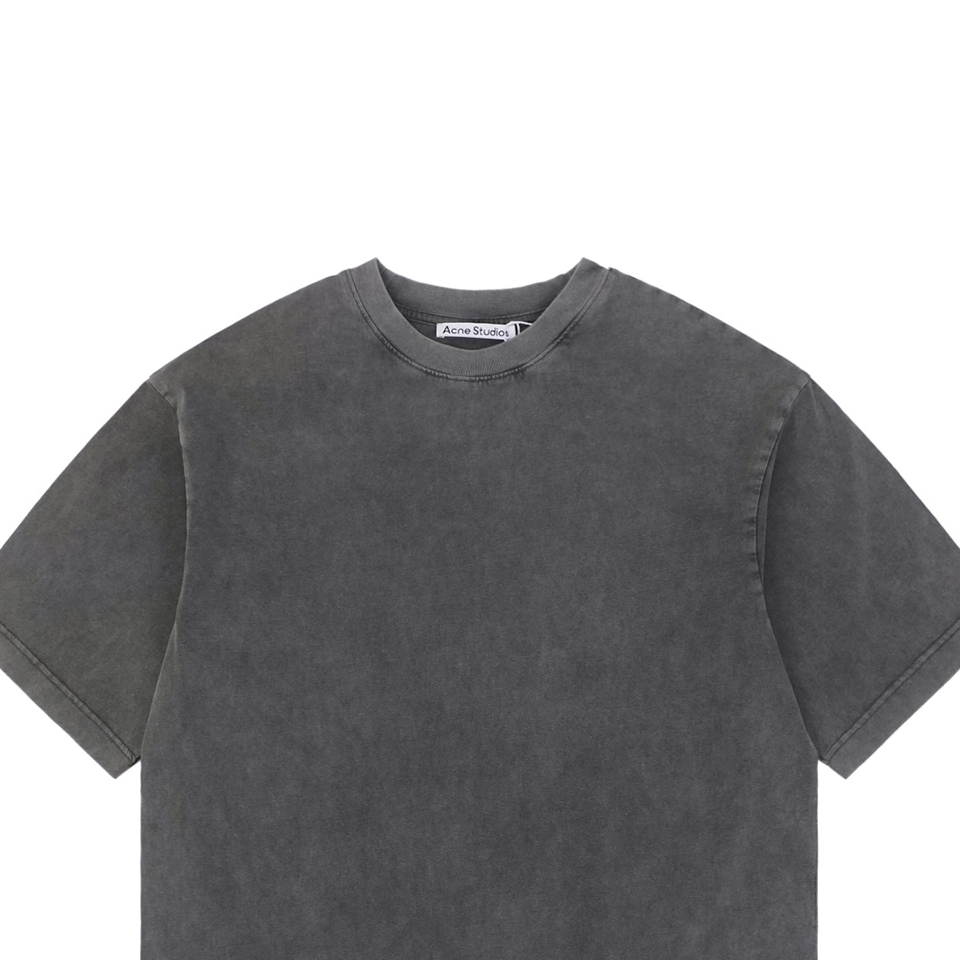 Acne Studios Washed Transparent Back Logo T Shirt