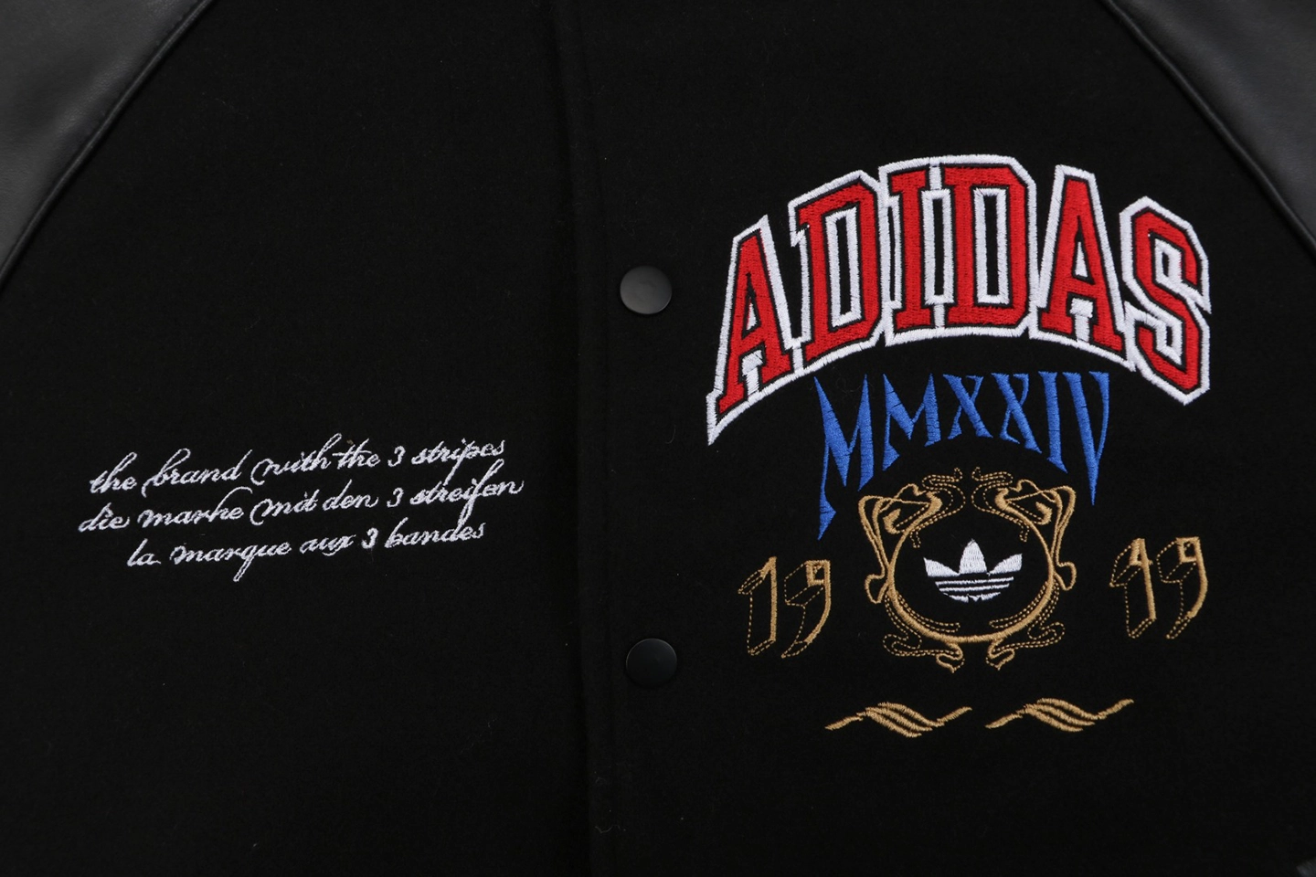 Adidas-Originals-Embroidered-Crest-Leather-Sleeve-Varsity-Jacket5.jpeg.webp Adidas Originals Embroidered Crest Leather Sleeve Varsity Jacket