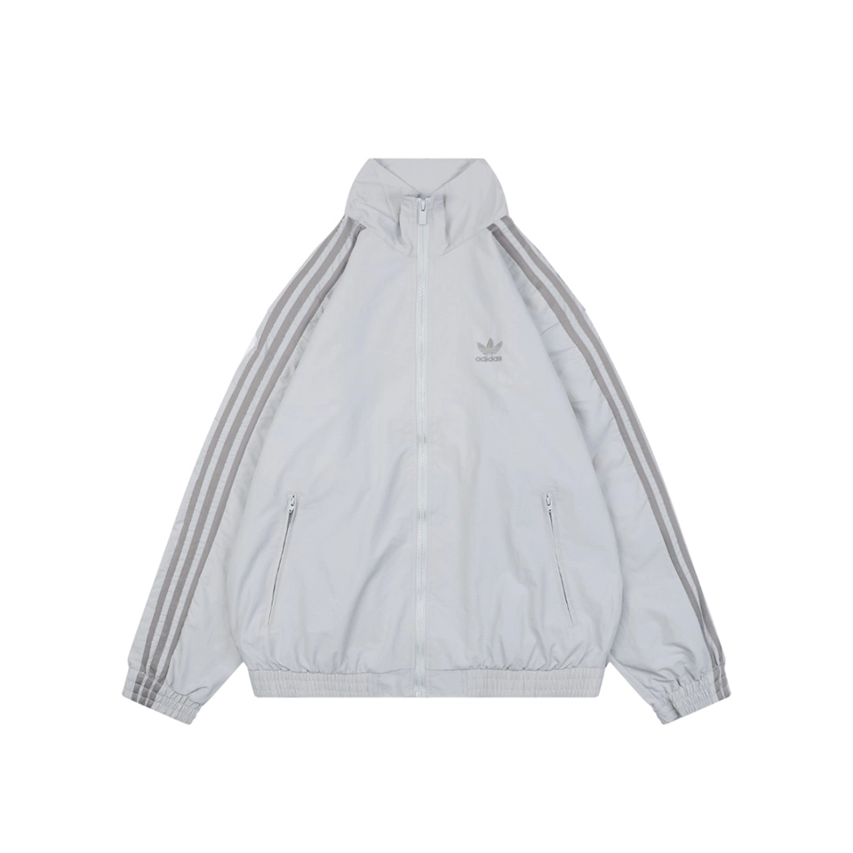 Adidas Originals Three Stripes Stand Collar Track Jacket