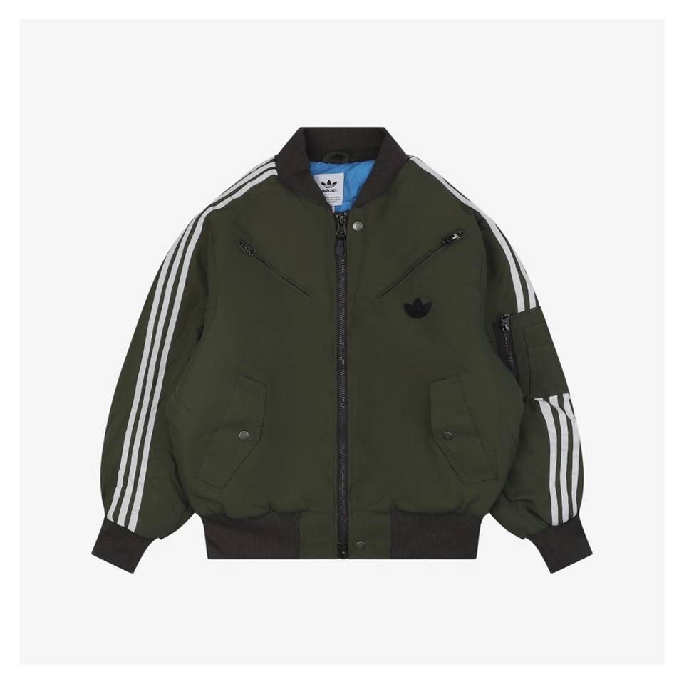 Adidas-Three-Stripes-Padded-Flight-Jacket-Olive-Green6.jpeg.webp Adidas Three Stripes Padded Flight Jacket Olive Green