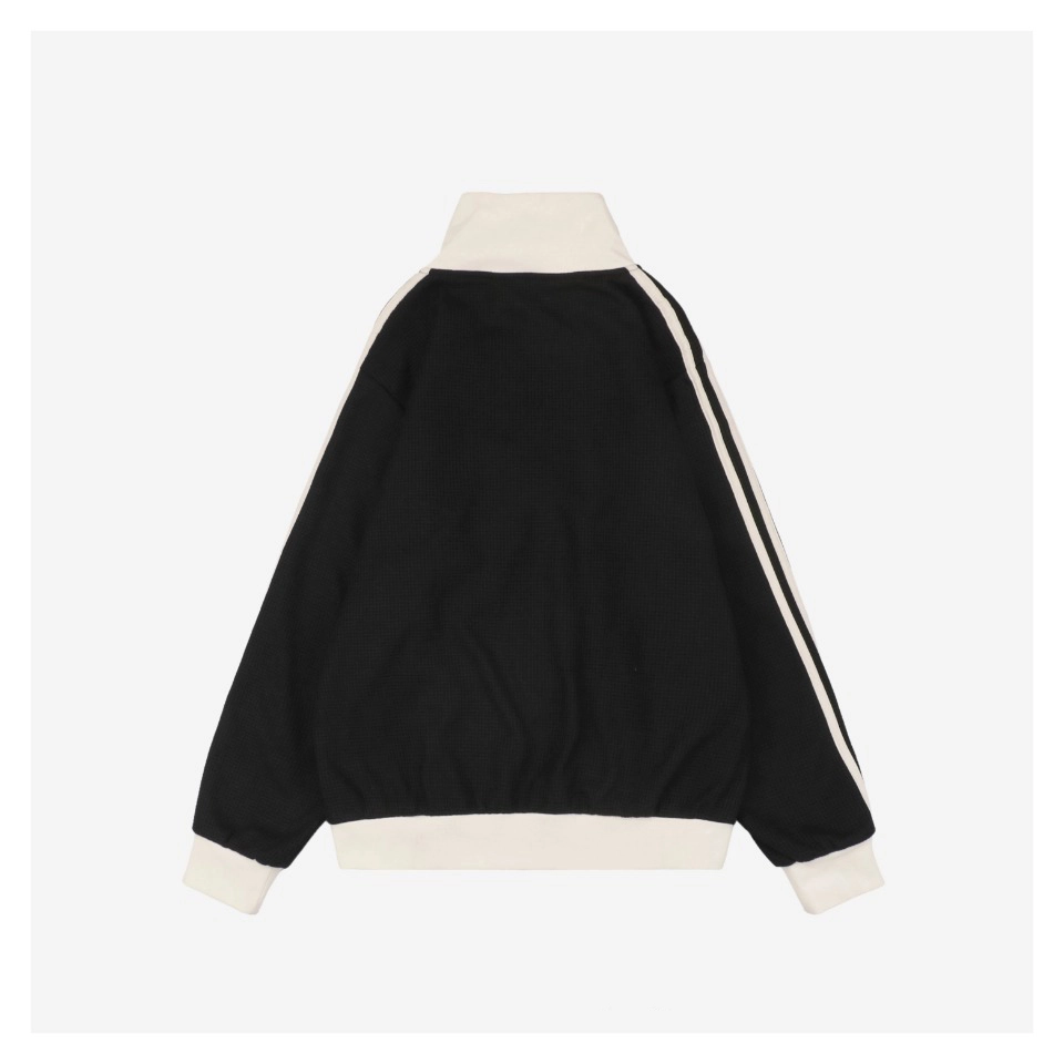 Adidas-Trefoil-Waffle-Textured-Jacket-Black3.jpeg.webp Adidas Trefoil Waffle Textured Jacket Black