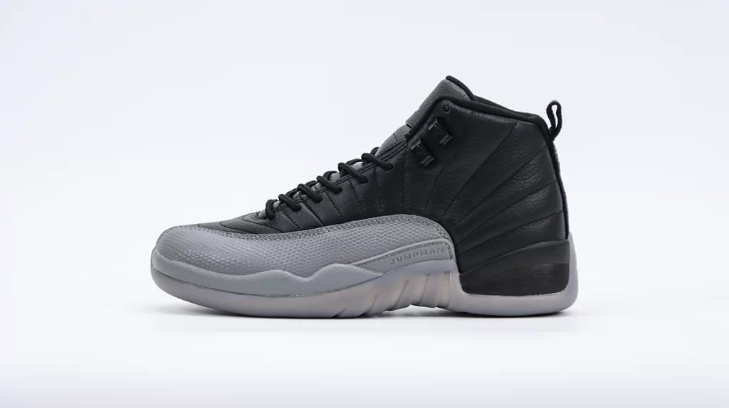 Air Jordan 12 Retro Black Wolf Grey Replica – Image 3 Air Jordan 12 Retro 'Black Wolf Grey' Replica