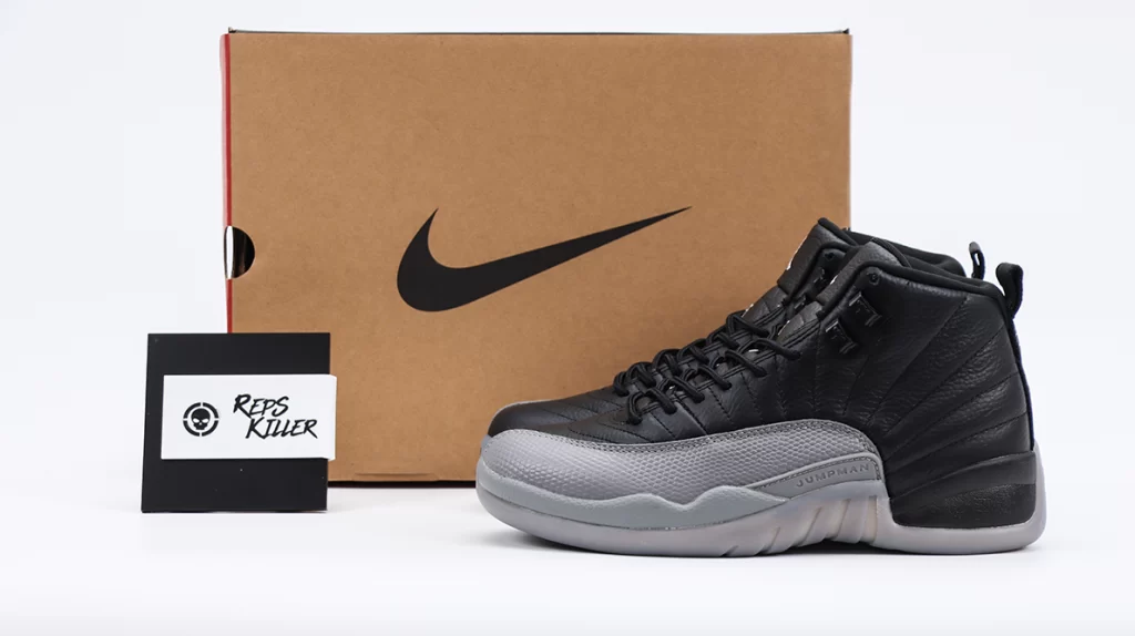 Air Jordan 12 Retro Black Wolf Grey Replica – Image 1 Air Jordan 12 Retro 'Black Wolf Grey' Replica