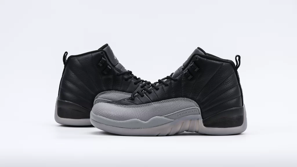 Air Jordan 12 Retro Black Wolf Grey Replica – Image 2 Air Jordan 12 Retro 'Black Wolf Grey' Replica