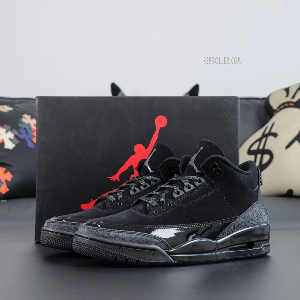 Air Jordan 3 Retro Black Cat 2025