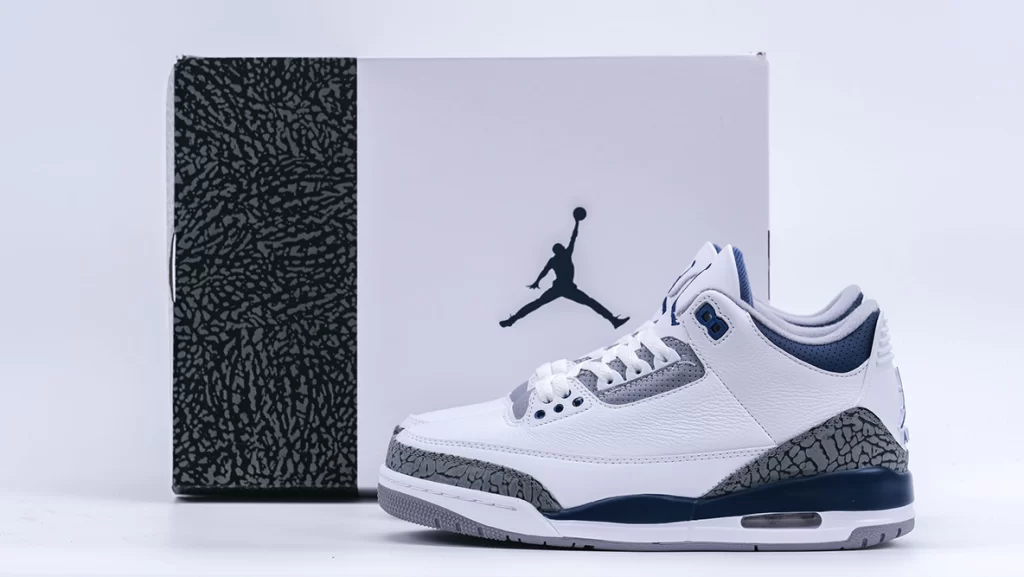 Air Jordan 3 Retro Midnight Navy – Image 1 Air Jordan 3 Retro 'Midnight Navy' Replica