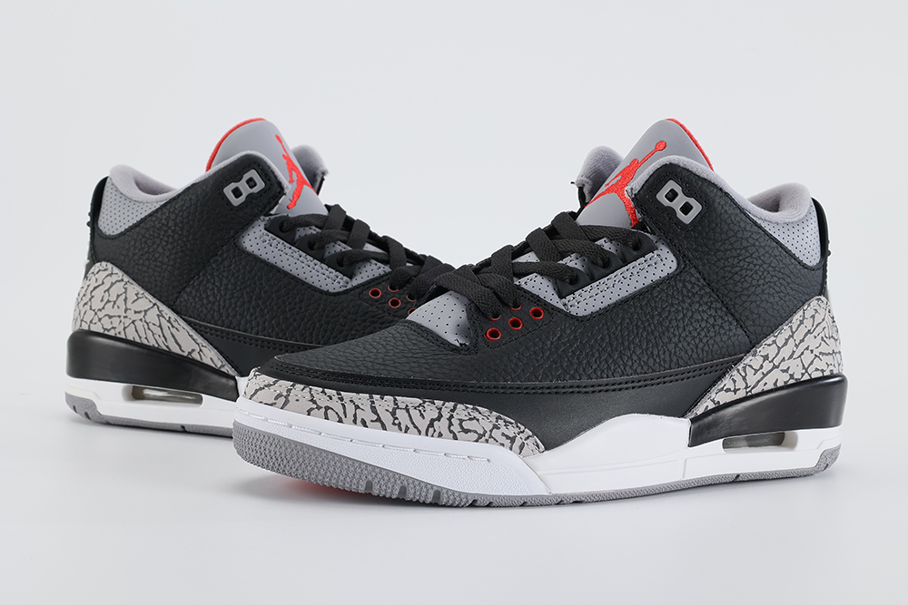 Air Jordan 3 Retro Og Black Cement 2018 – Image 2 Air Jordan 3 Retro OG 'Black Cement' 2018 Replica
