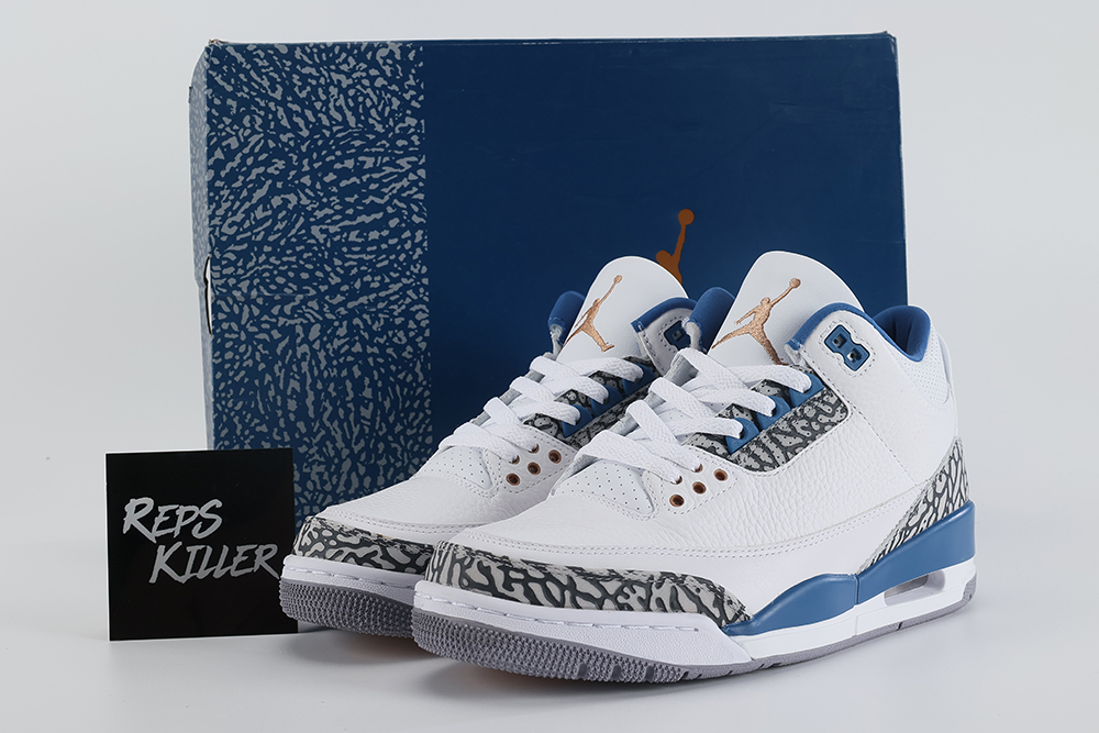 Air Jordan 3 Retro Washington Wizards – Image 1 Air Jordan 3 Retro 'Washington Wizards' Replica