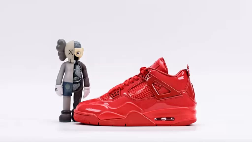 Air Jordan 4 Retro 11Lab4 Red – Image 3 Air Jordan 4 Retro '11Lab4 - Red' Replica