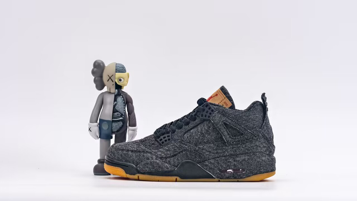 Air Jordan 4 Le Balck Denim Replica
