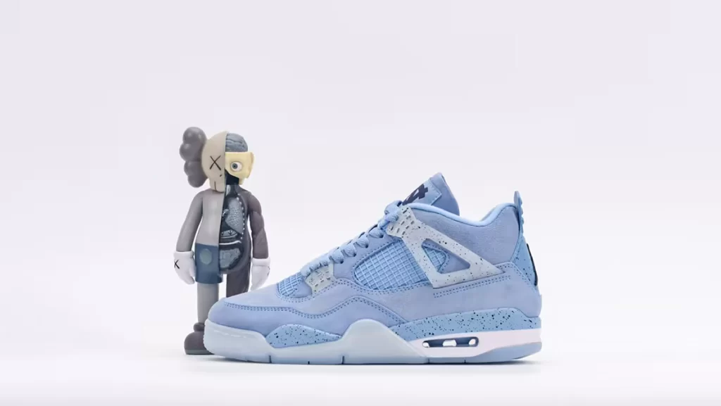 Air Jordan 4 Retro Unc Pe Replica – Image 3 Air Jordan 4 Retro 'UNC' PE Replica