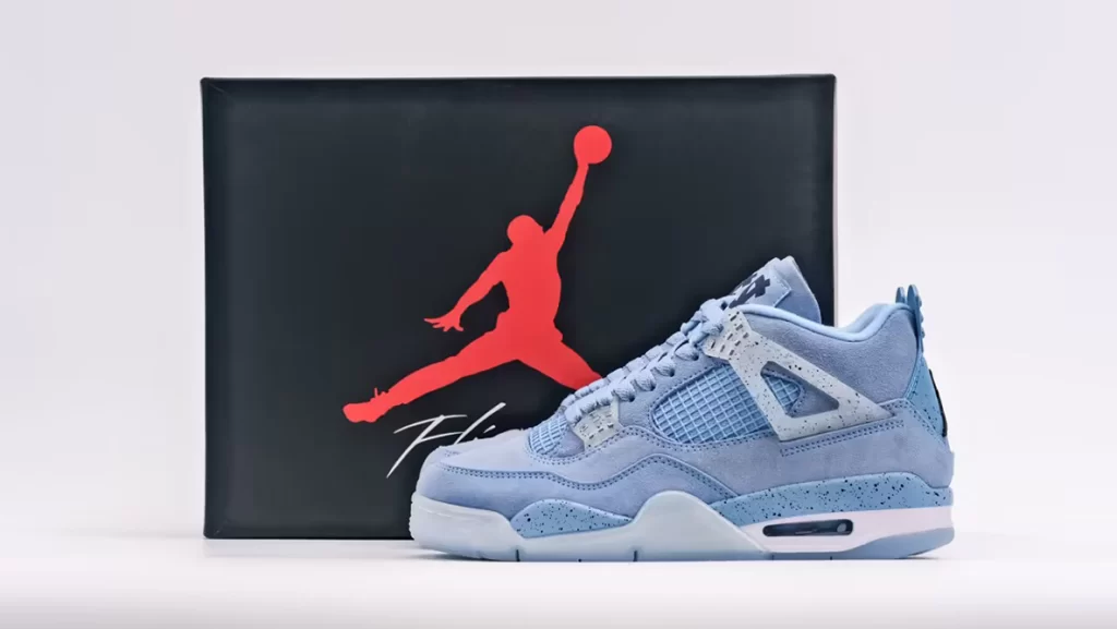 Air Jordan 4 Retro Unc Pe Replica – Image 1 Air Jordan 4 Retro 'UNC' PE Replica