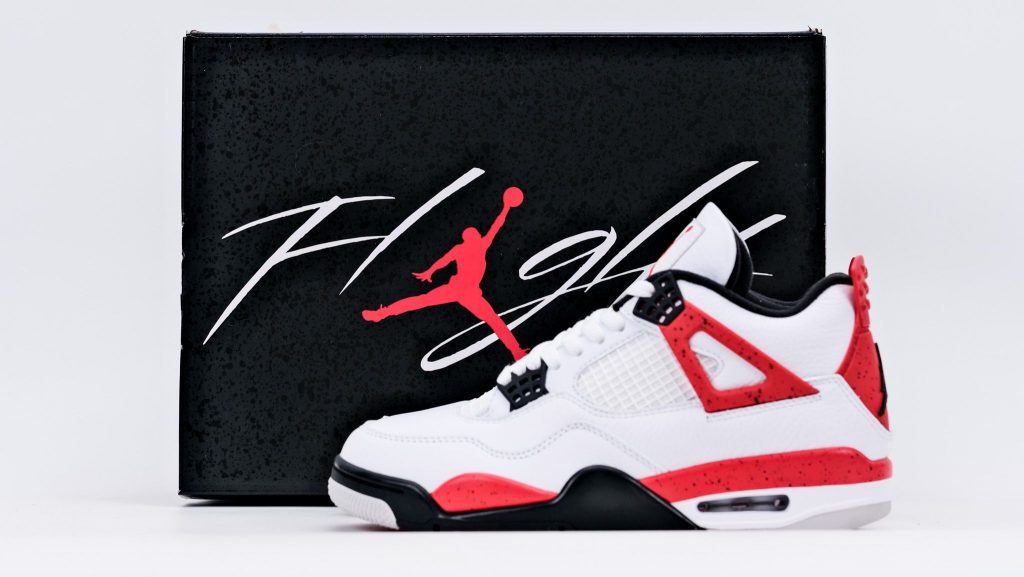 Air Jordan 4 Retro Red Cement Reps – Image 1 Air Jordan 4 Retro 'Red Cement' Reps