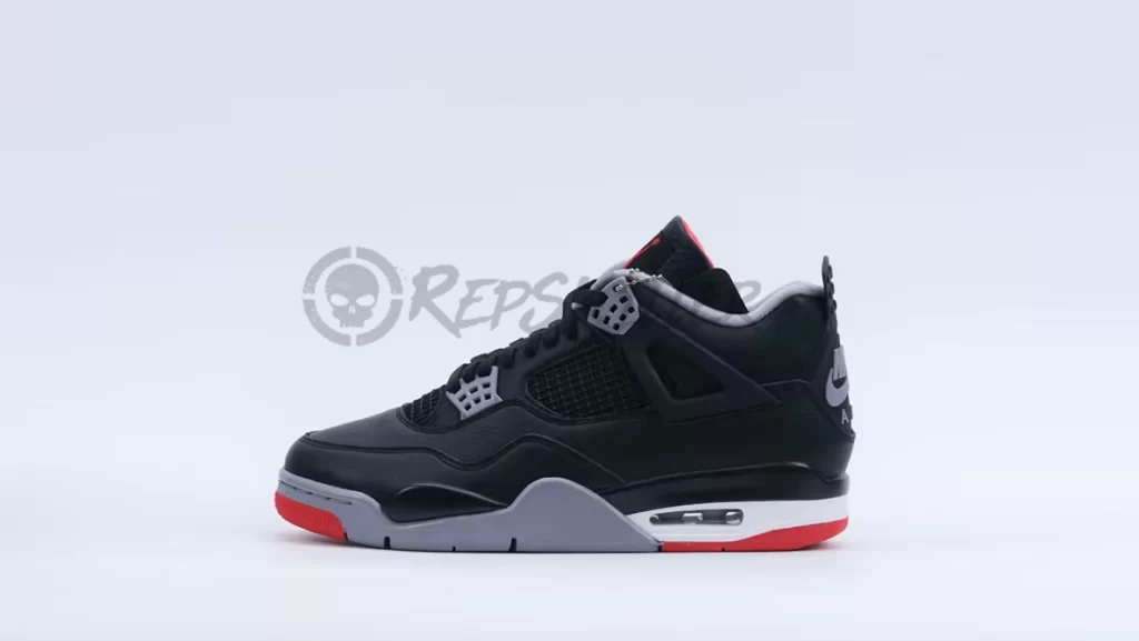 Air Jordan 4 Retro Bred Reimagined Replica – Image 21 Air Jordan 4 Retro 'Bred Reimagined' Replica