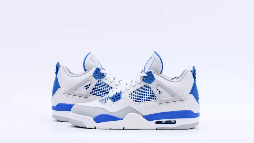 Air Jordan 4 Retro Military Blue 2012 Replica – Image 2 Air Jordan 4 Retro 'Military Blue' 2012 Replica