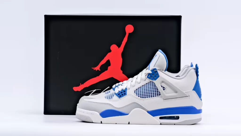 Air Jordan 4 Retro Military Blue 2012 Replica – Image 1 Air Jordan 4 Retro 'Military Blue' 2012 Replica