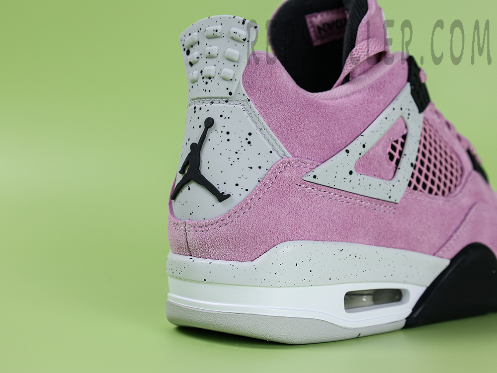 Wmns Air Jordan 4 Retro Orchid – Image 4 Heel