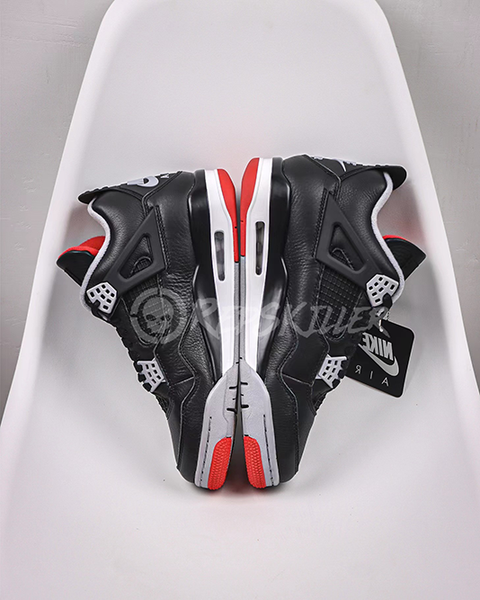 Air Jordan 4 Retro Bred Reimagined Replica – Image 4 Air Jordan 4 Retro 'Bred Reimagined' Replica