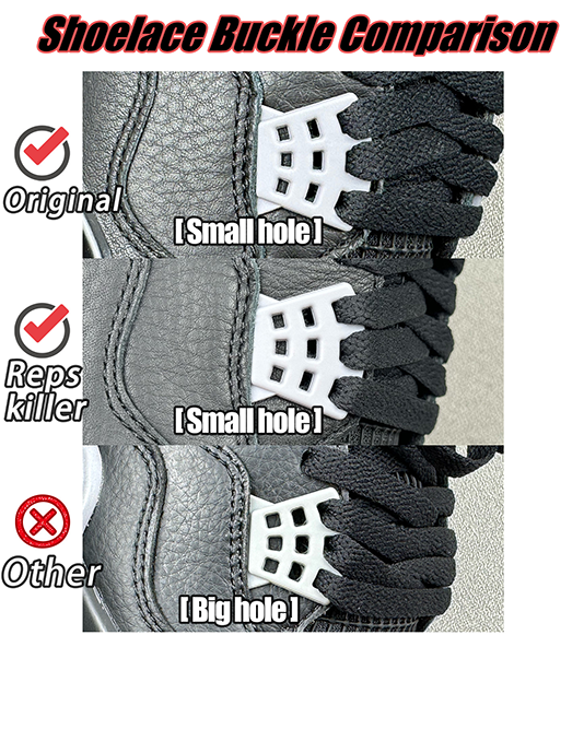 Air Jordan 4 Retro Bred Reimagined Replica – Image 13 Air Jordan 4 Retro 'Bred Reimagined' Replica