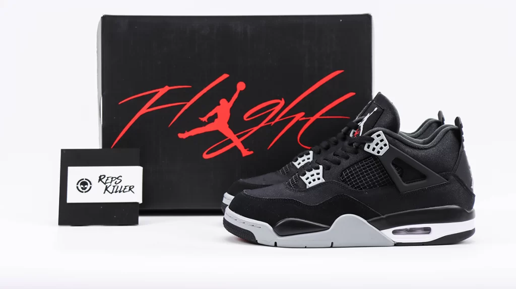 Air Jordan 4 Retro Se Black Canvas Replica – Image 1 Air Jordan 4 Retro SE 'Black Canvas' Replica
