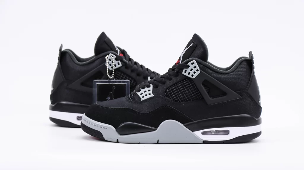 Air Jordan 4 Retro Se Black Canvas Replica – Image 2 Air Jordan 4 Retro SE 'Black Canvas' Replica