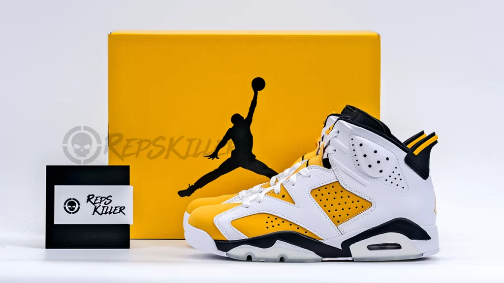 Air Jordan 6 Retro Yellow Ochre Replica – Image 1 Air Jordan 6 Retro Yellow Ochre Replica