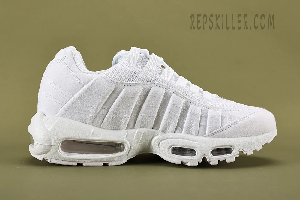 Air Max 95 Triple White Mens